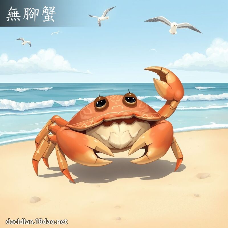 無腳蟹 - 國語大辭典配圖