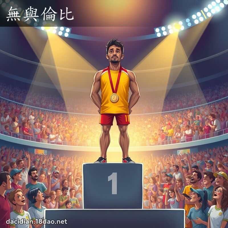 無與倫比 - 國語大辭典配圖