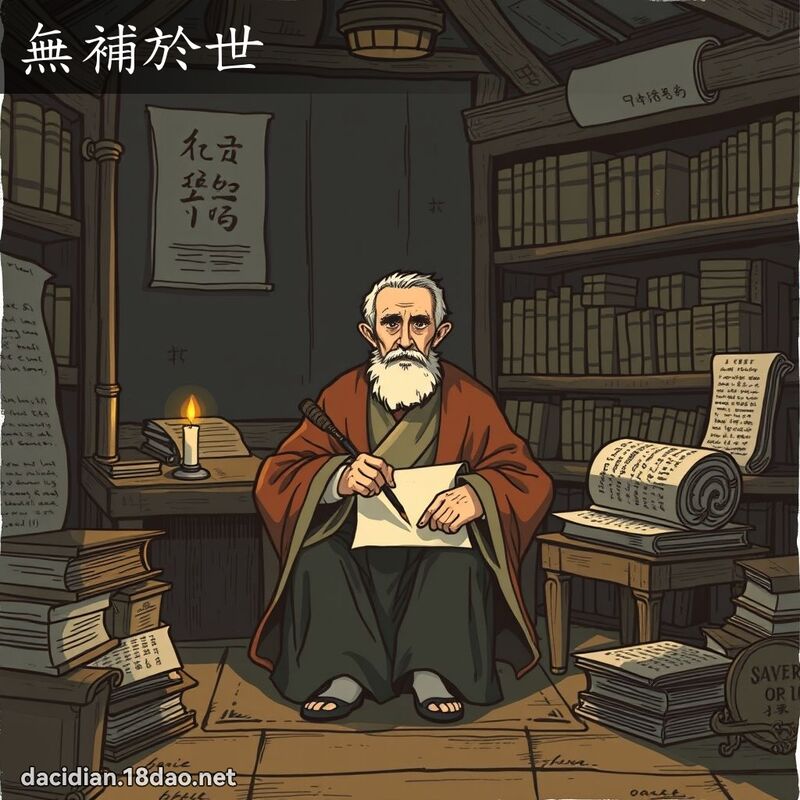 無補於世 - 國語大辭典配圖