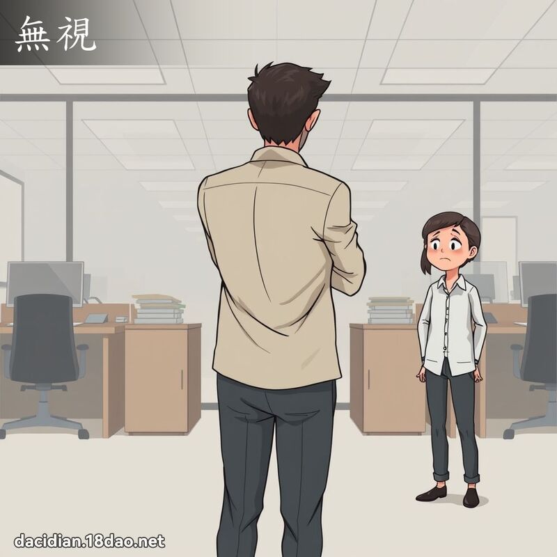无视 - 国语大辞典配图