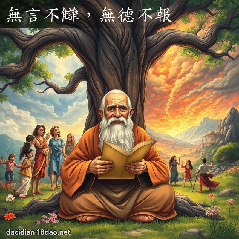 無言不讎，無德不報 - 國語大辭典配圖