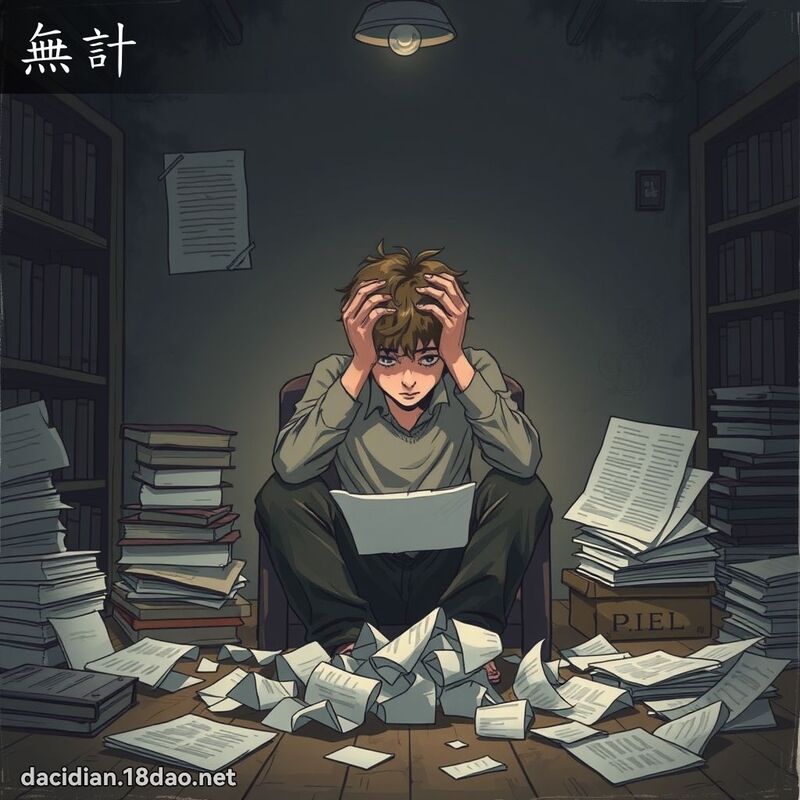 無計 - 國語大辭典配圖