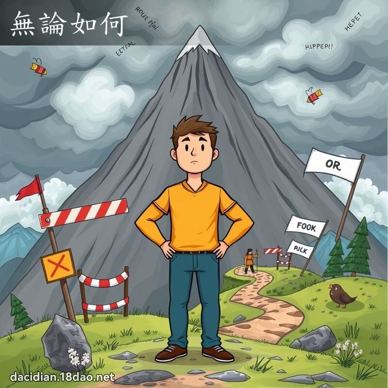 无论如何 - 国语大辞典配图