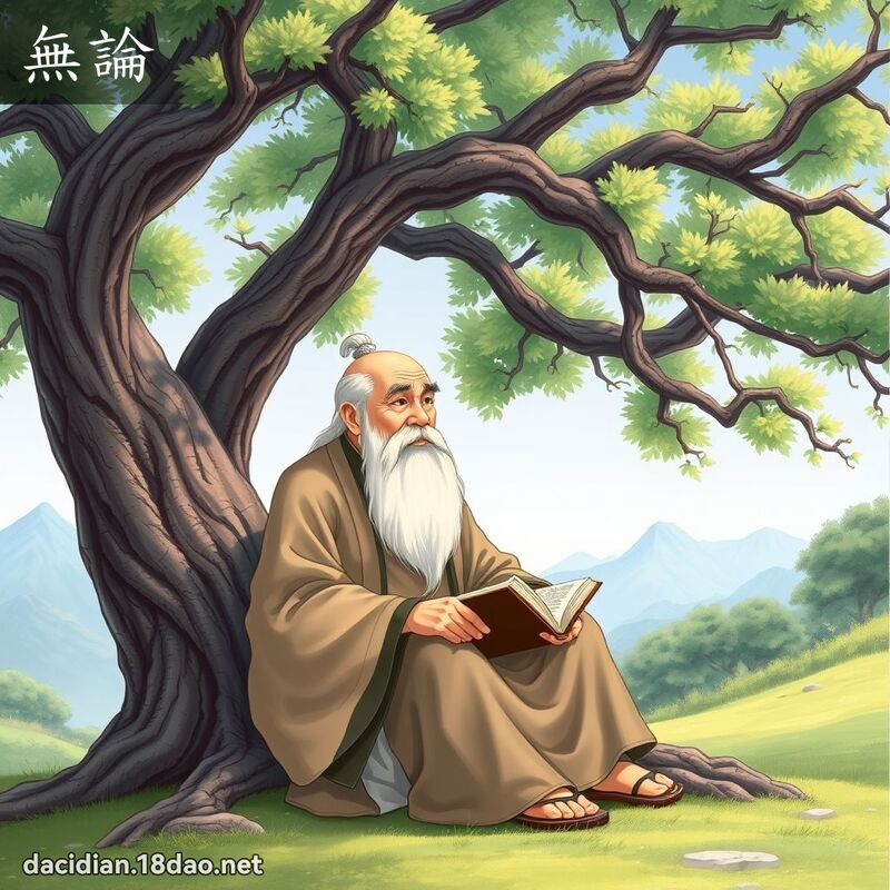 無論 - 國語大辭典配圖