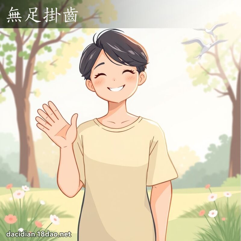 无足掛齿 - 国语大辞典配图