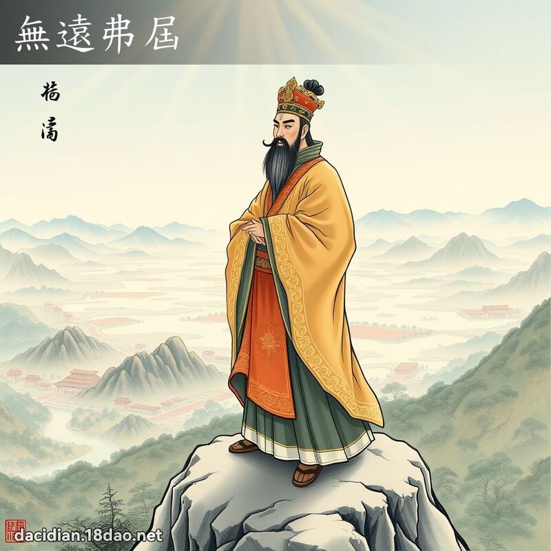 無遠弗屆 - 國語大辭典配圖