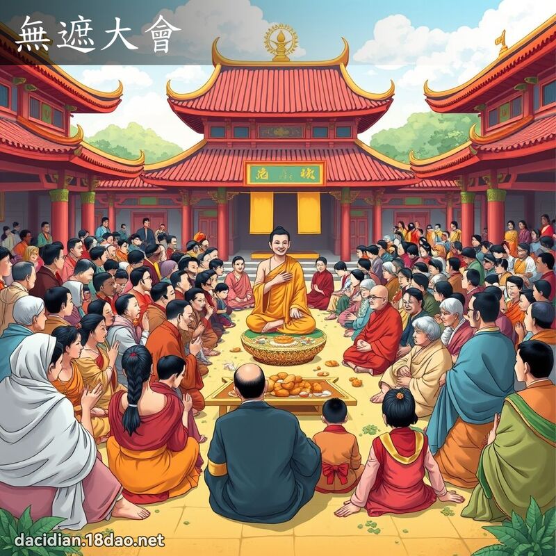 無遮大會 - 國語大辭典配圖