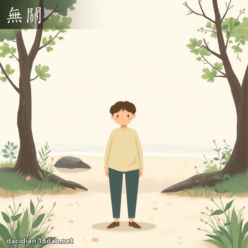 无关 - 国语大辞典配图