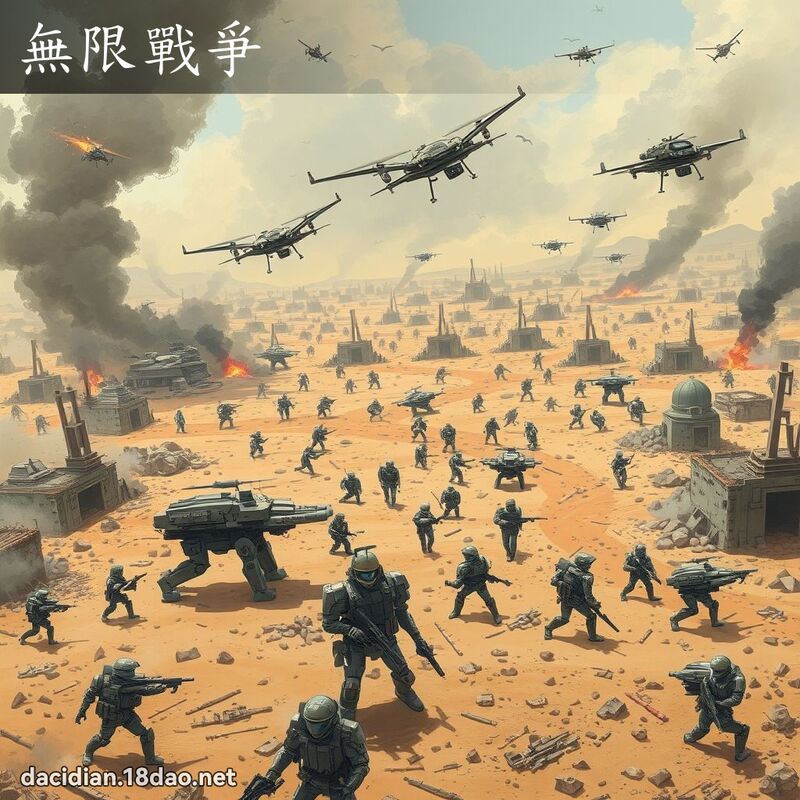 無限戰爭 - 國語大辭典配圖