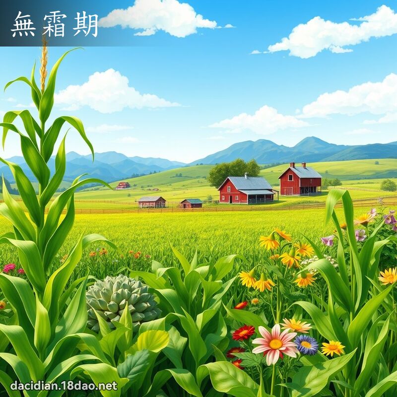 无霜期 - 国语大辞典配图