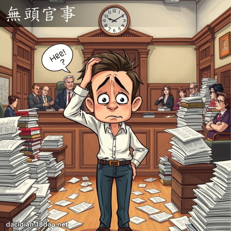 无头官事 - 国语大辞典配图