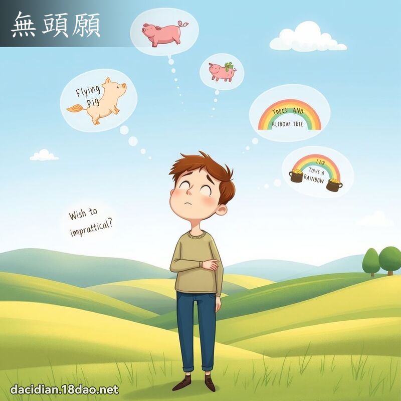 无头愿 - 国语大辞典配图