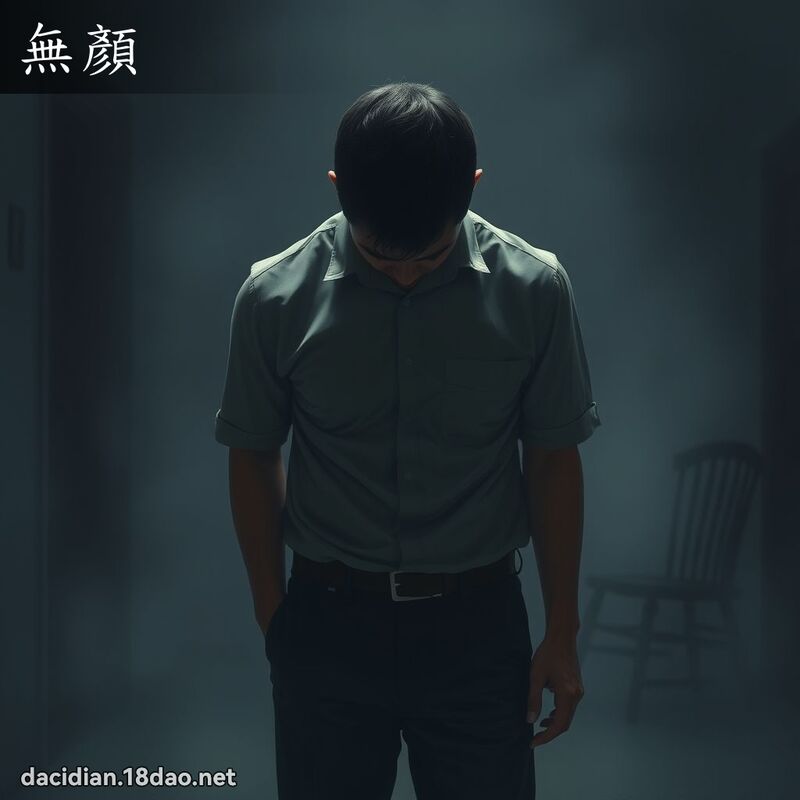 無顏 - 國語大辭典配圖