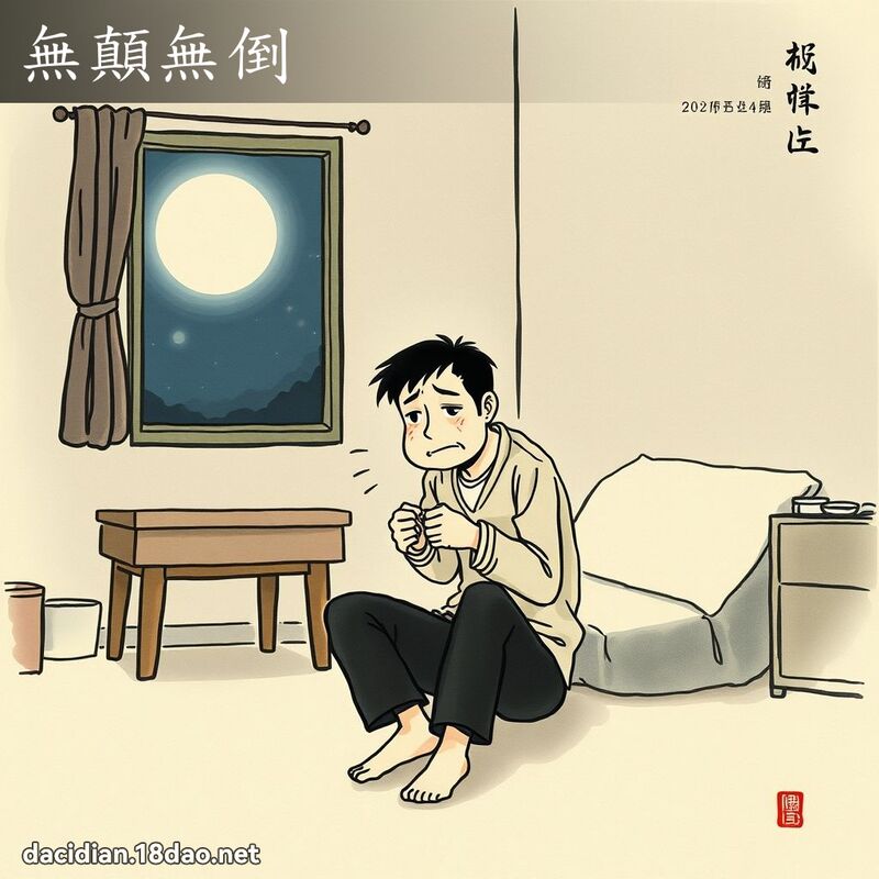 无顛无倒 - 国语大辞典配图