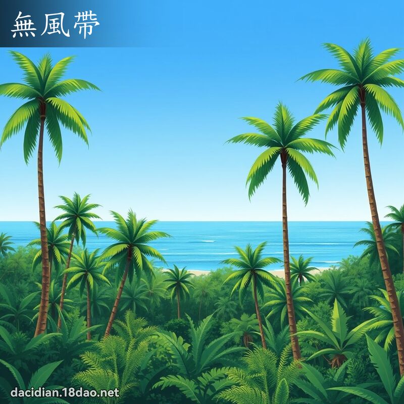 無風帶 - 國語大辭典配圖