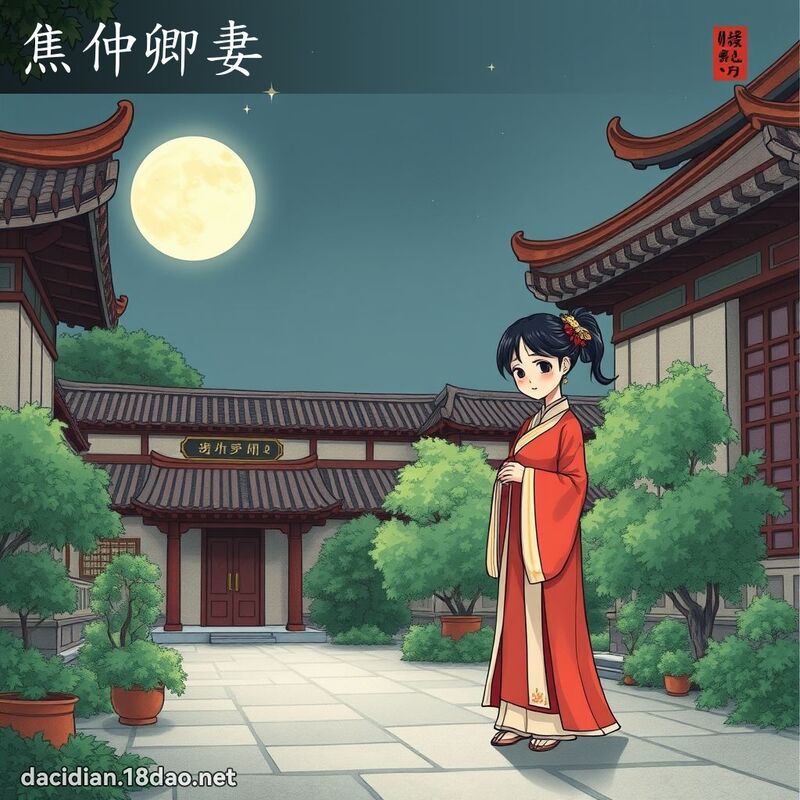 焦仲卿妻 - 國語大辭典配圖