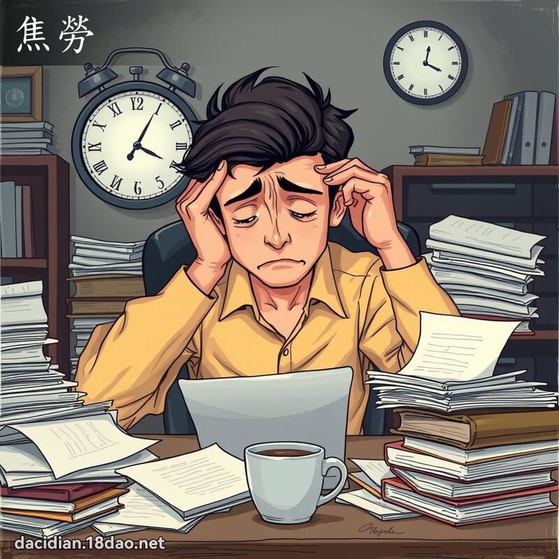 焦勞 - 國語大辭典配圖
