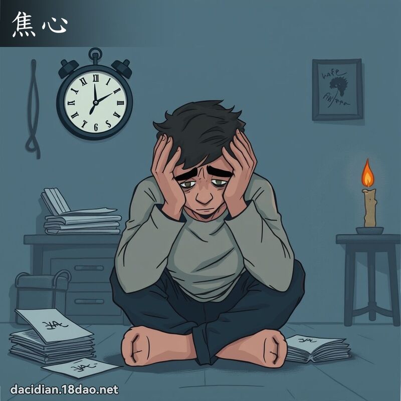 焦心 - 国语大辞典配图