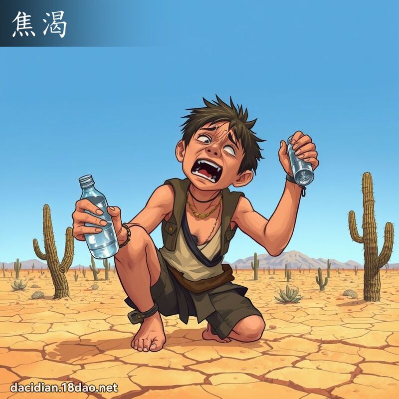 焦渴 - 國語大辭典配圖