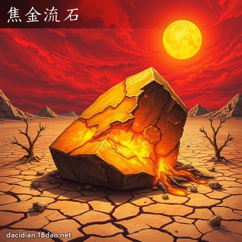 焦金流石 - 國語大辭典配圖
