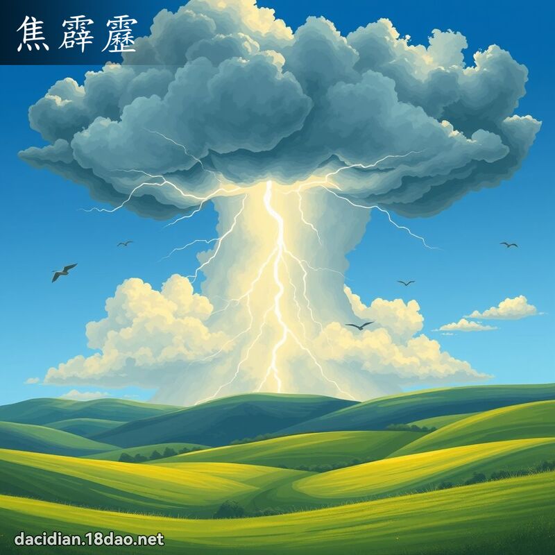 焦霹雳 - 国语大辞典配图