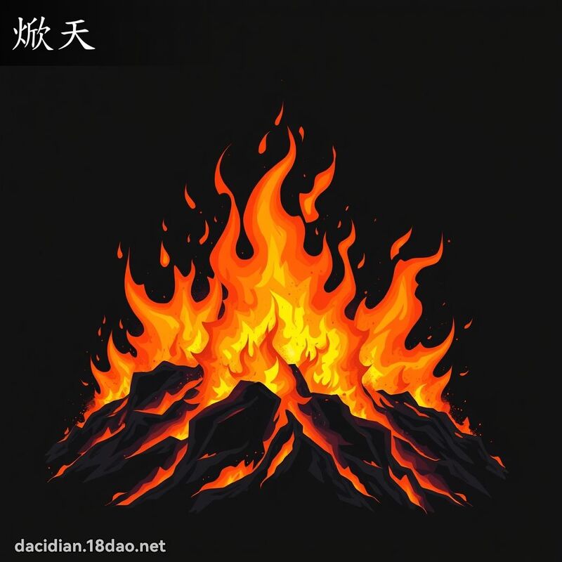 焮天 - 国语大辞典配图