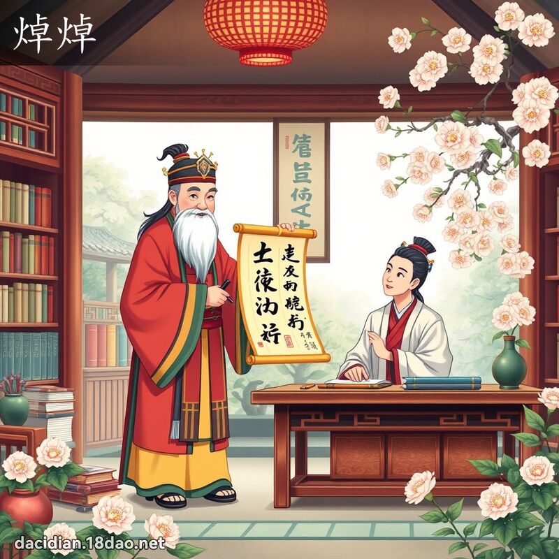 焯焯 - 国语大辞典配图