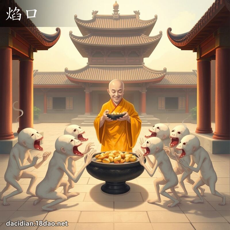 焰口 - 国语大辞典配图