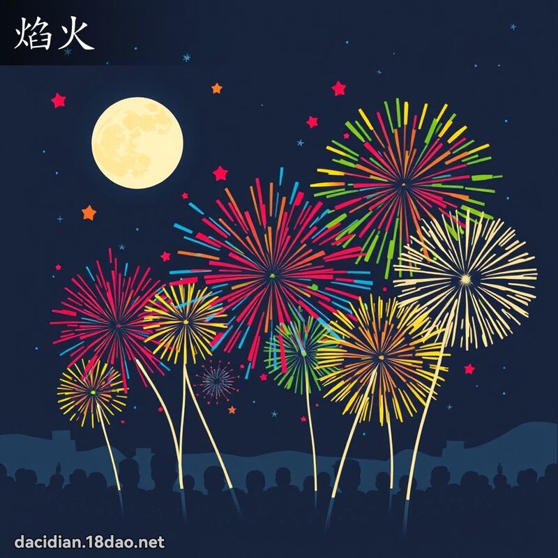 焰火 - 国语大辞典配图