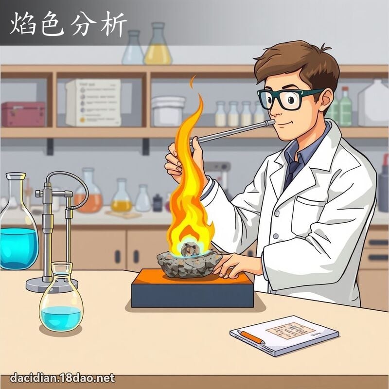 焰色分析 - 國語大辭典配圖