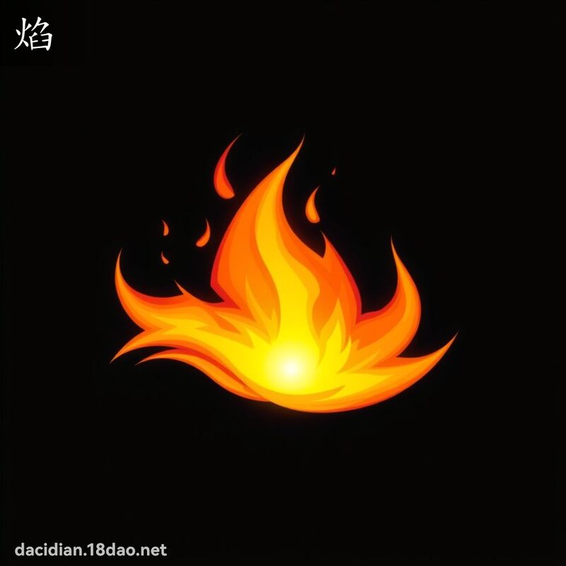 焰 - 國語大辭典配圖