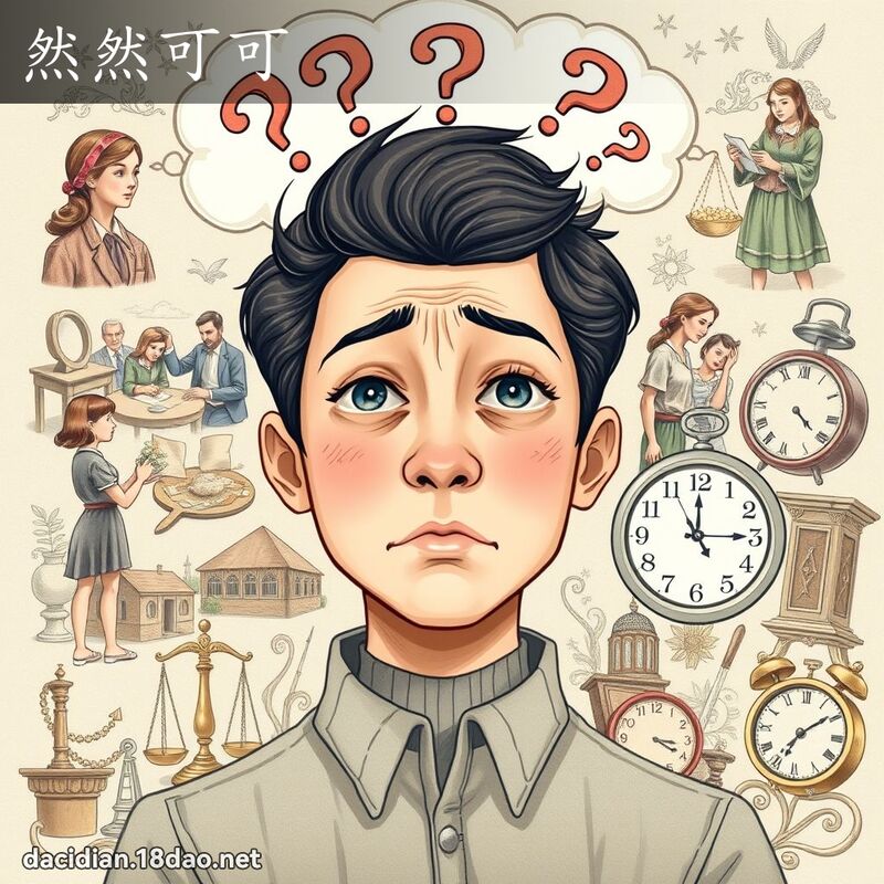 然然可可 - 國語大辭典配圖