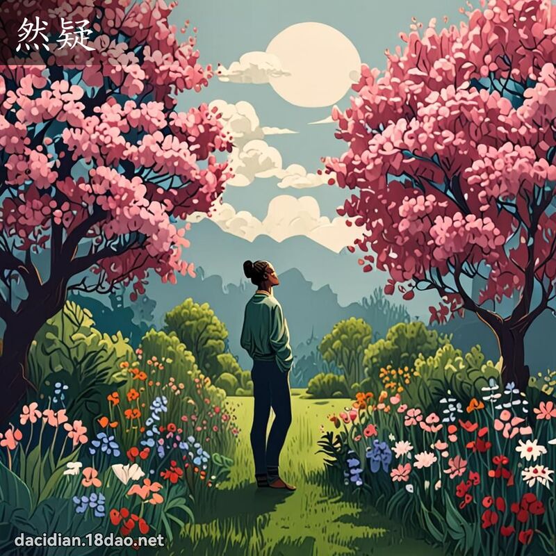 然疑 - 國語大辭典配圖