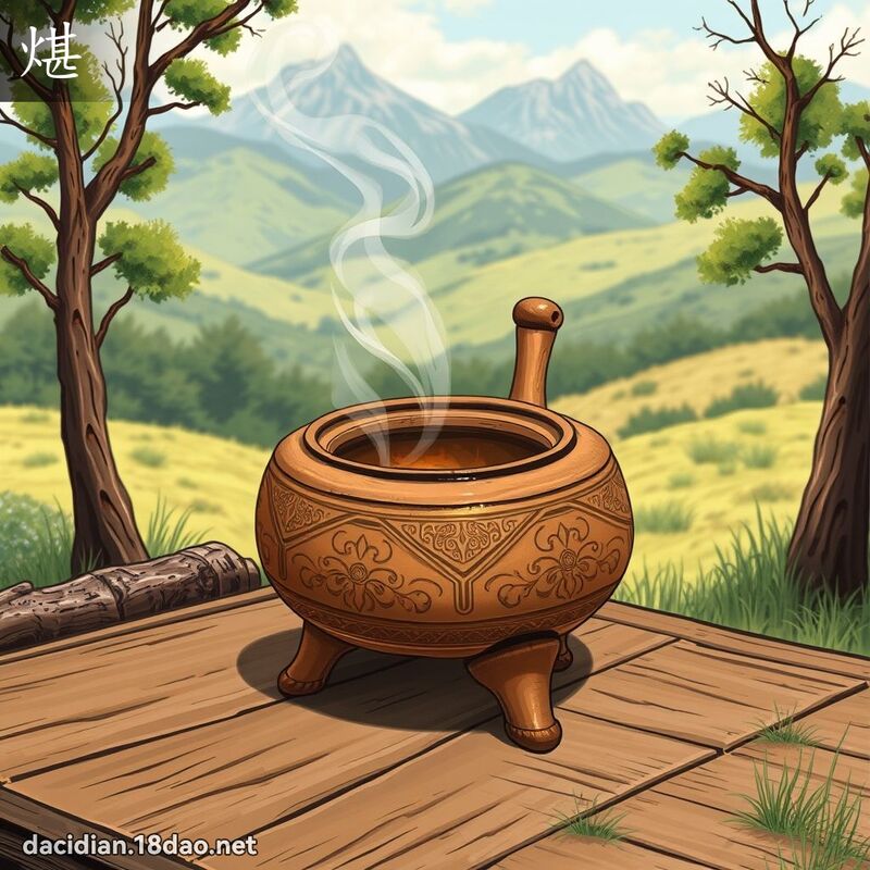 煁 - 國語大辭典配圖