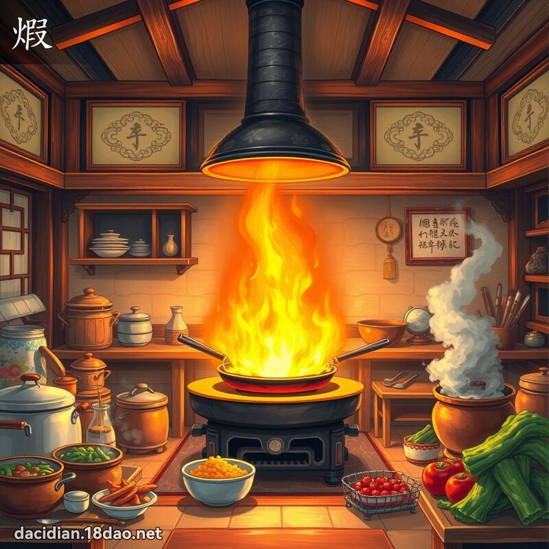 煆 - 國語大辭典配圖