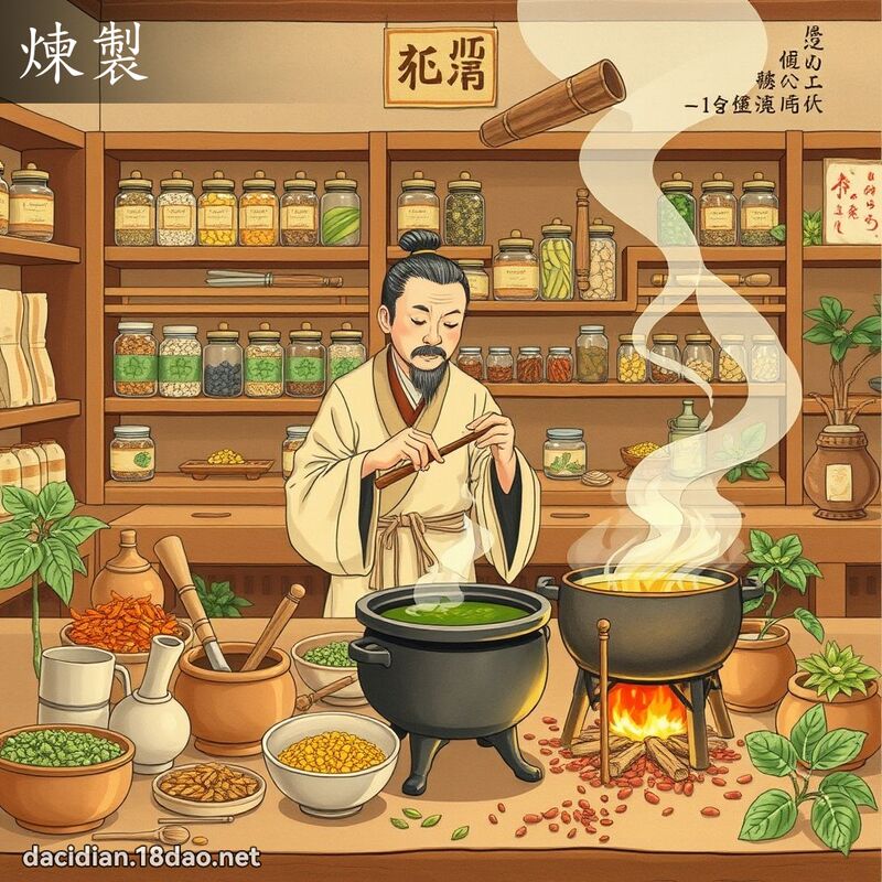 煉製 - 國語大辭典配圖