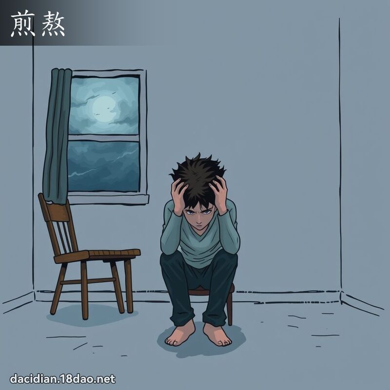 煎熬 - 国语大辞典配图