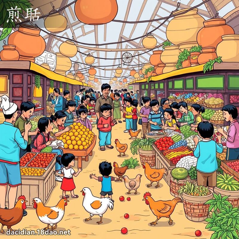 煎聒 - 国语大辞典配图