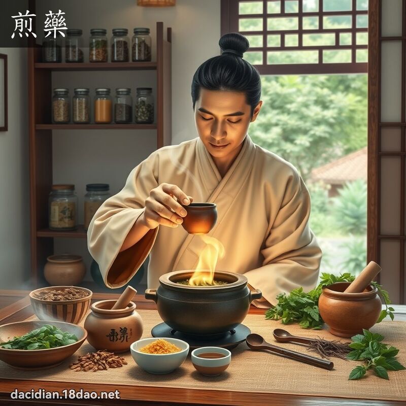 煎药 - 国语大辞典配图