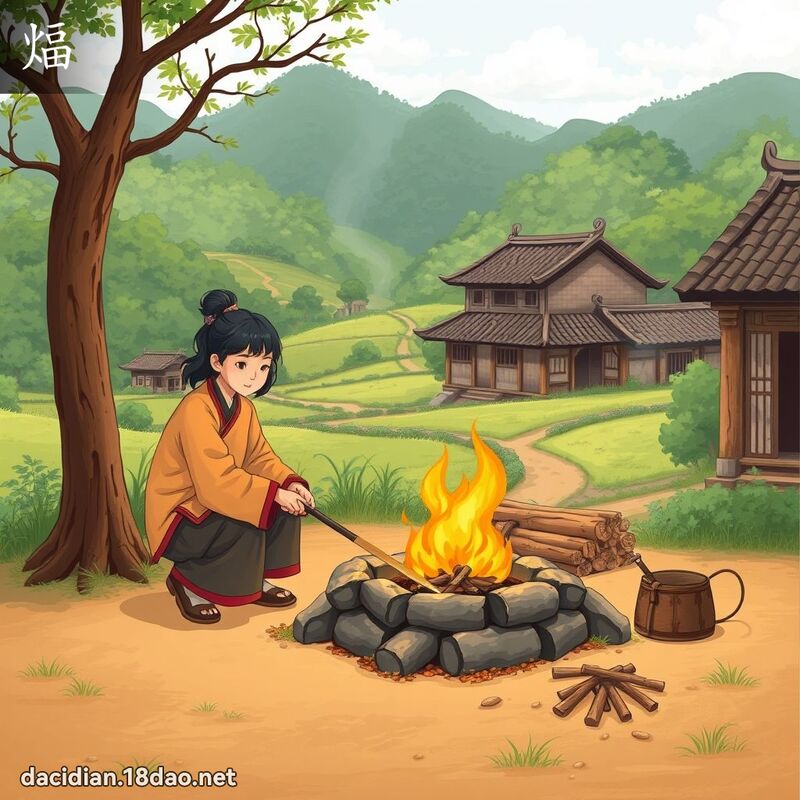 煏 - 国语大辞典配图