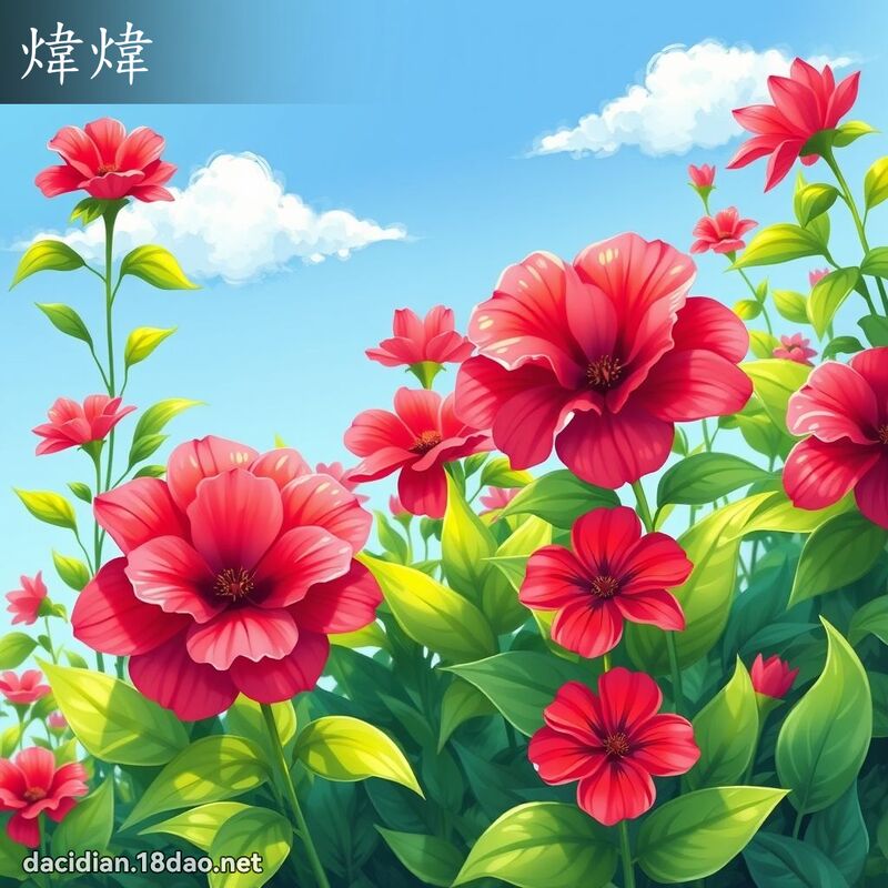 煒煒 - 國語大辭典配圖