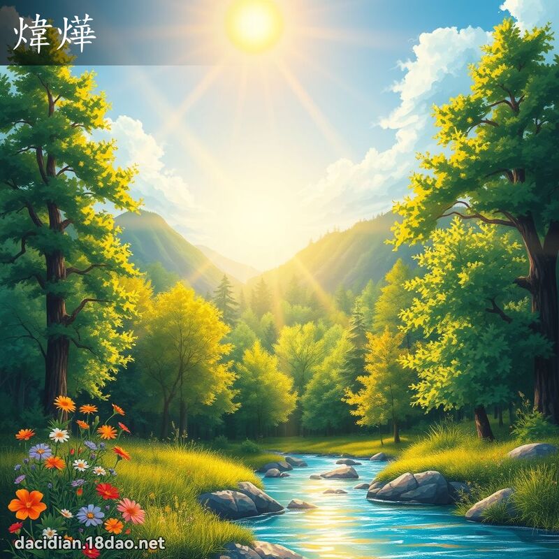 煒燁 - 国语大辞典配图