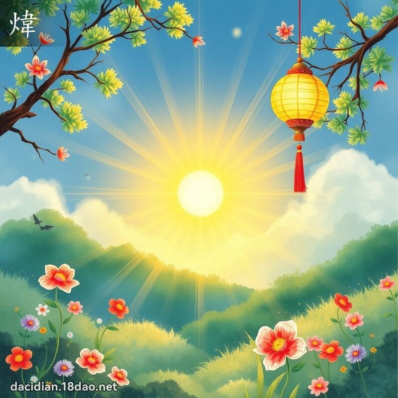 煒 - 國語大辭典配圖
