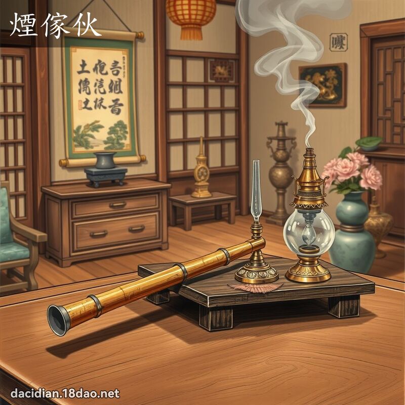 煙傢伙 - 國語大辭典配圖