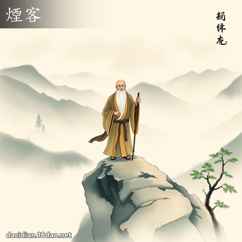 煙客 - 國語大辭典配圖