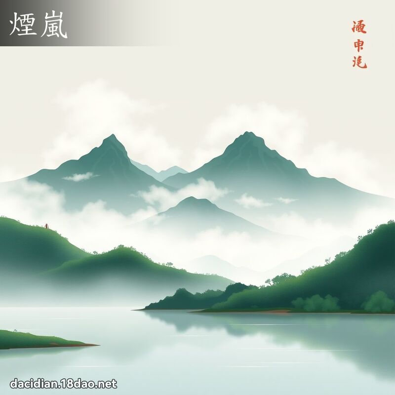 煙嵐 - 國語大辭典配圖