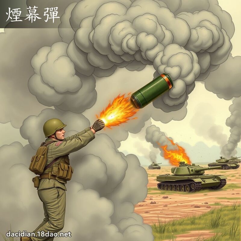 烟幕弹 - 国语大辞典配图