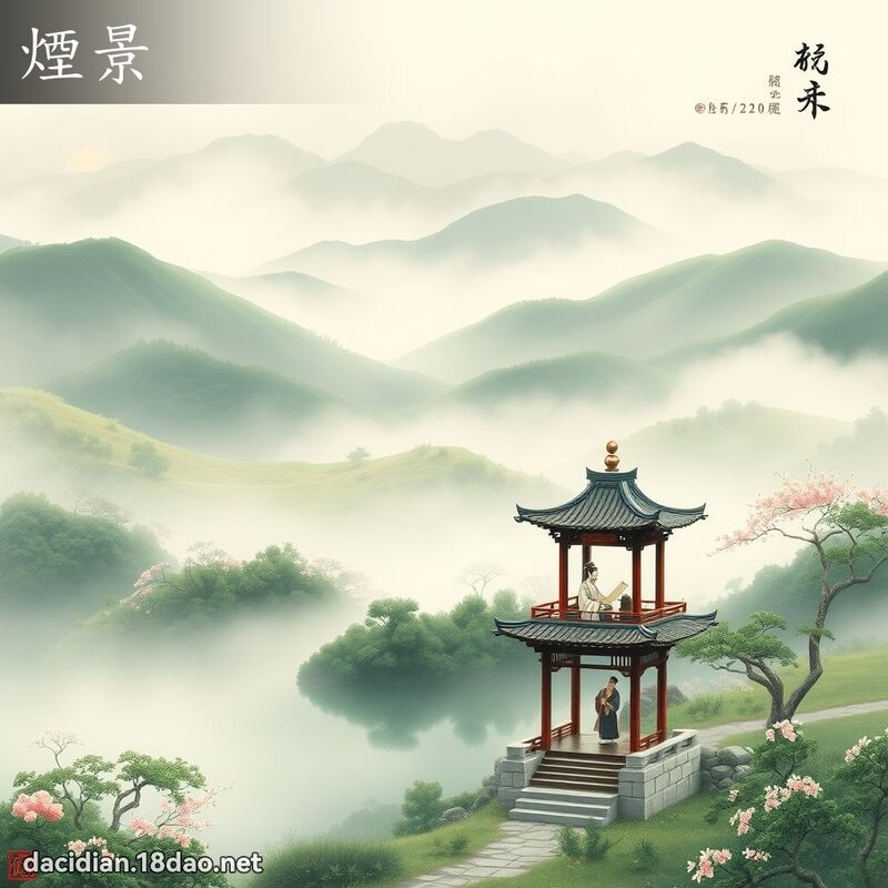 煙景 - 國語大辭典配圖
