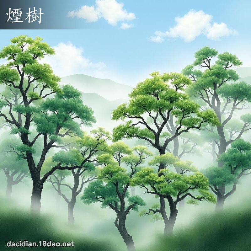 煙樹 - 國語大辭典配圖