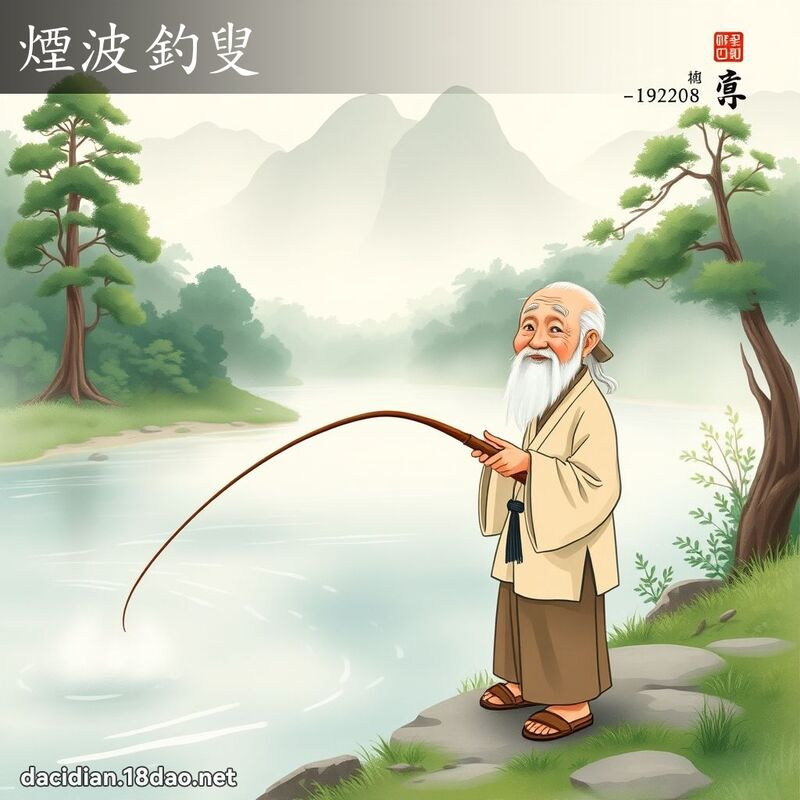 烟波钓叟 - 国语大辞典配图
